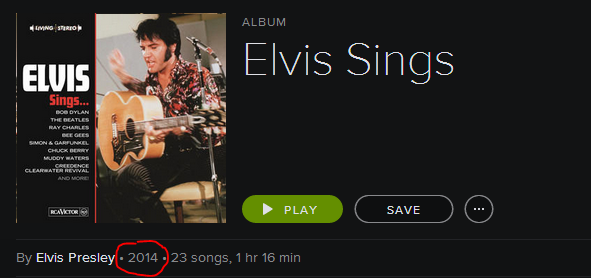 Endelig bevist: Elvis Presley lever enda